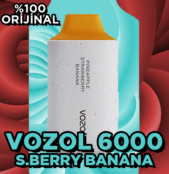 Vozol Star 6000 Strawberry Banana